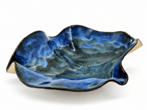 Babybauch Schale blau